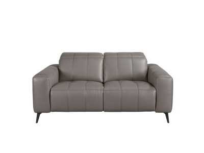 2-seater relax sofa upholstered in genuine leather - BARI 2