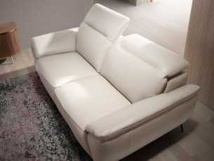 Modern design 2-seater sofa upholstered in genuine leather - PADUA 2 2