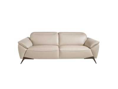 Modern design 3-seater sofa upholstered in genuine leather - PADUA 3