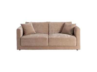 3-seater sofa upholstered in fabric - TAUPE 3