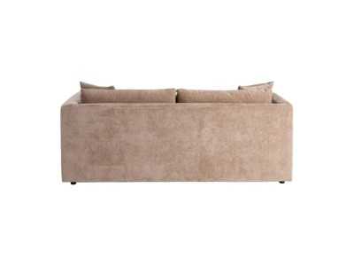 3-seater sofa upholstered in fabric - TAUPE 3