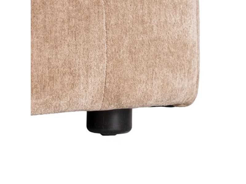 Canapé 3 places tapissé de tissu - TAUPE 3