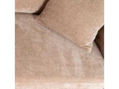 Sofá 3 plazas tapizado en tela - TAUPE 3