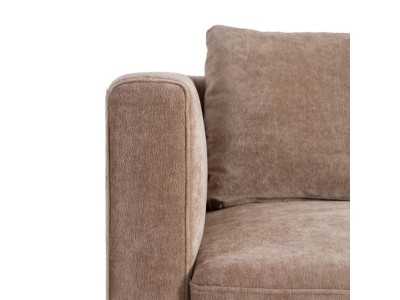 3-seater sofa upholstered in fabric - TAUPE 3