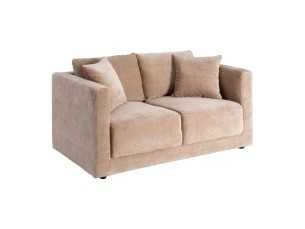 2-seater sofa upholstered in fabric - TAUPE 2 2