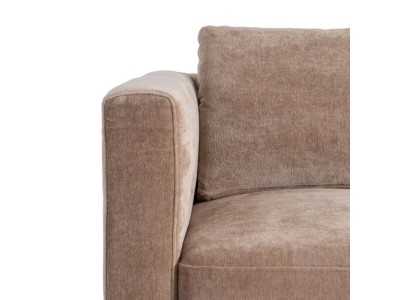 2-seater sofa upholstered in fabric - TAUPE 2