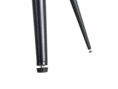 Fabric-upholstered designer chair with metal legs - ANA CALABAZA