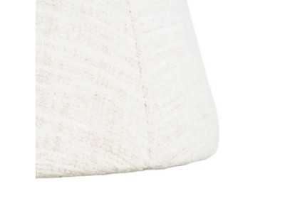 Silla giratoria de diseño moderno tapizada en tela - ALFA CREMA