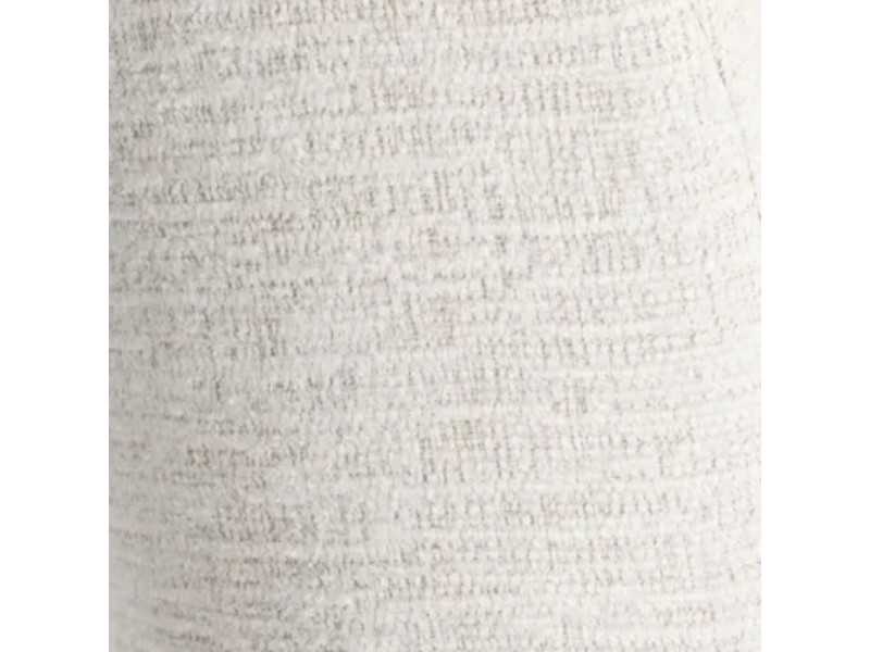 Chaise pivotante au design moderne tapissé de tissu - ALFA CREMA