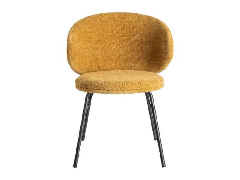 Chaise moderne tapissé avec structure en métal - GIULA MOSTAZA
