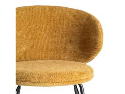 Chaise moderne tapissé avec structure en métal - GIULA MOSTAZA