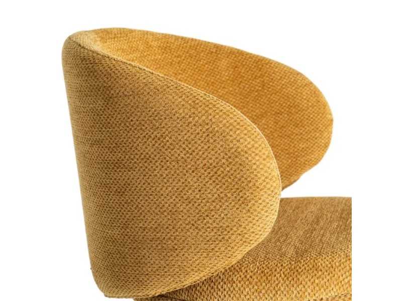 Tabouret moderne tapissé avec structure en métal - GIULA MOSTAZA