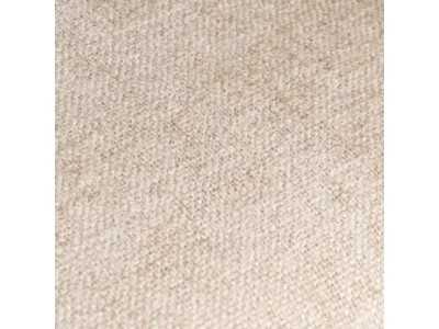 Silla de diseño tapizada en tela con patas de metal - MANILA BEIGE