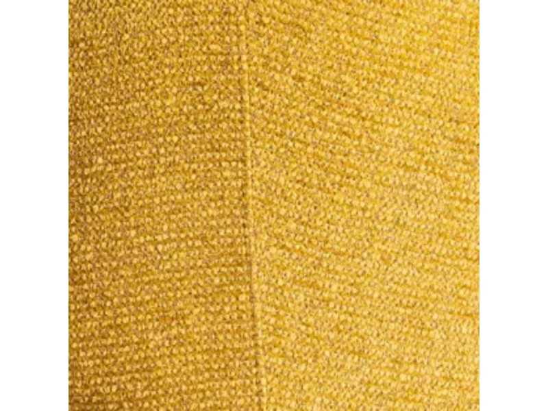 Designer chair upholstered in mustard mottled fabric - ANCA MOSTAZA