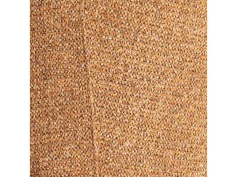 Designer chair upholstered in brown mottled fabric - ANCA MARRÓN