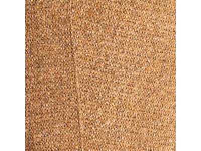 Chaise design tapissée de tissu marron chiné - ANCA MARRÓN