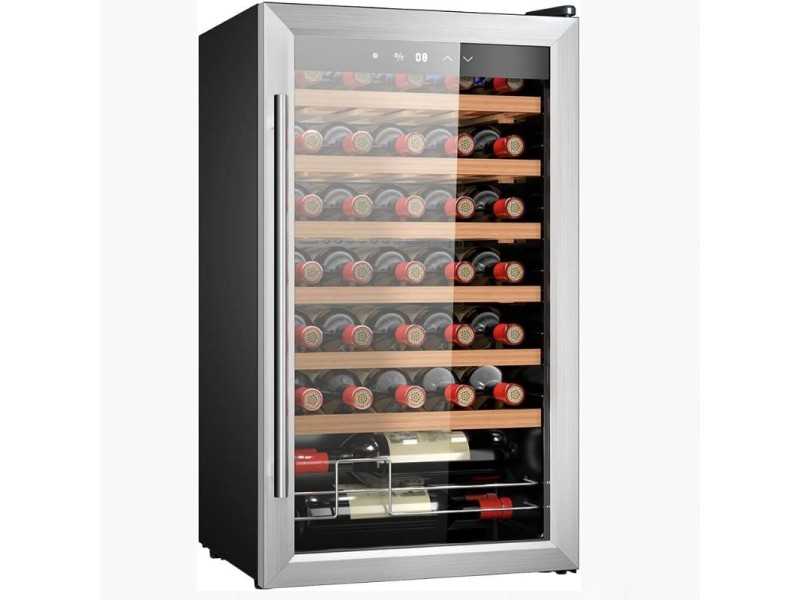 Cave à vin en chêne avec base en acier - BARBERÁ