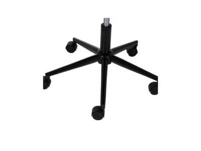 Silla de oficina giratoria tapizada en tela crema - AYMÉ TELA