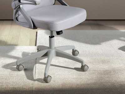 Chaise de bureau pivotante tapissé de tissu respirant - TIERMES