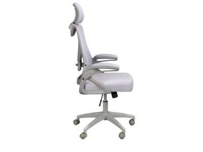 Chaise de bureau pivotante tapissé de tissu respirant - TIERMES