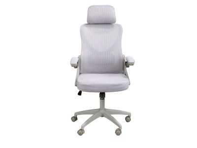 Swivel office chair upholstered in breathable fabric - TIERMES