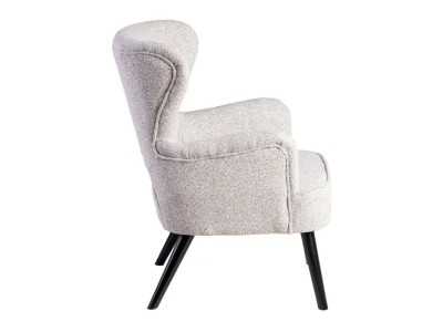 Wingback chair upholstered in mottled fabric - ASHLAND Wingback chair upholstered in mottled fabric - ASHLAND