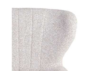 Wingback chair upholstered in mottled fabric - ASHLAND Wingback chair upholstered in mottled fabric - ASHLAND