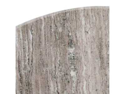 Round, fixed dining table with marble top - ALBERT Round, fixed dining table with marble top - ALBERT