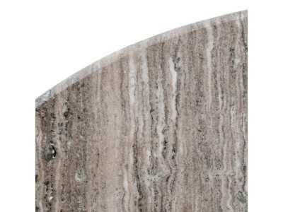 Round, fixed dining table with marble top - ALBERT Round, fixed dining table with marble top - ALBERT