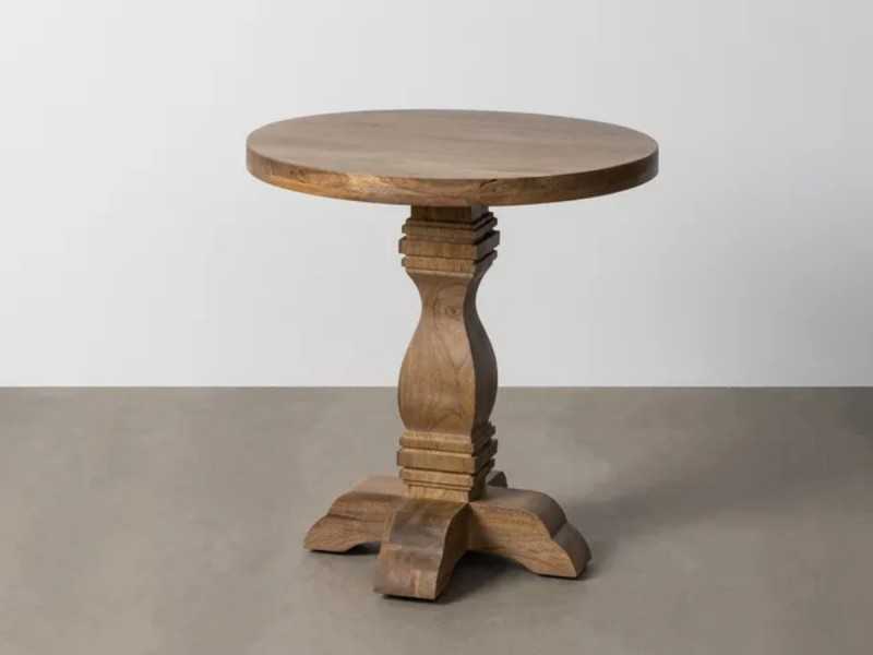 Table d'appoint en bois massif - AKLINA