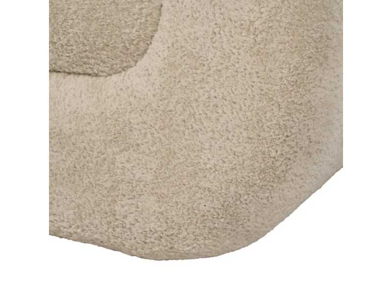 Upholstered designer pouf - QUELLO