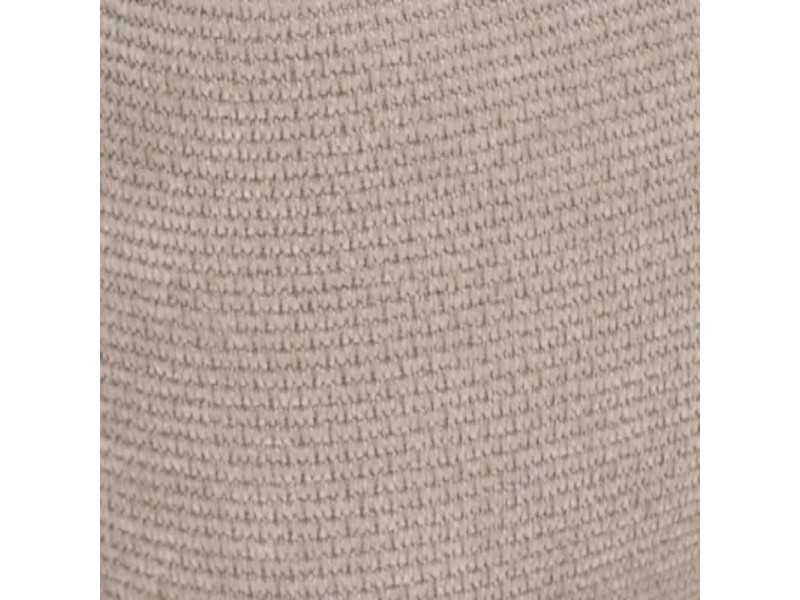 Designer pouf upholstered in two colors - DÚO