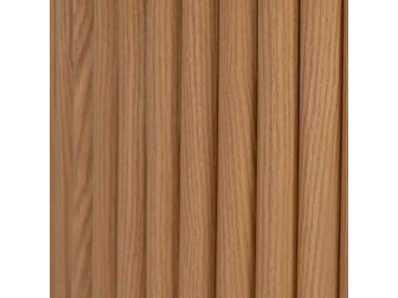 Pouf design rond tapissé de tissu chenille blanc - ROTONDITÁ A