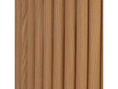 Round designer pouf upholstered in white chenille fabric - ROTONDITÁ A