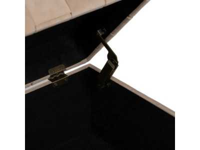 Upholstered trunk bench in velvet fabric - PIAZZE