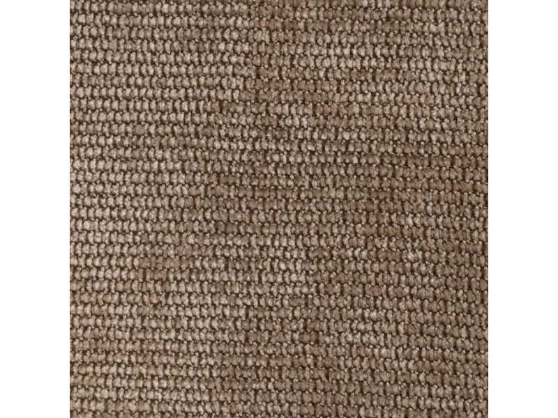 Ensemble de banc avec deux poufs tapissé taupe - BENT TAUPE