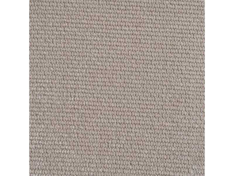 Ensemble de banc avec deux poufs tapissé taupe - BENT BEIGE