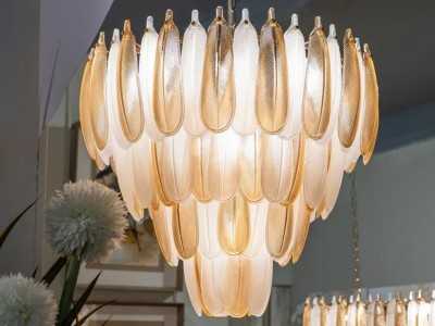 Plafonnier en cristal - FEATHERS A