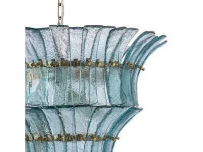 Oval crystal ceiling lamp - SHANGHAI B