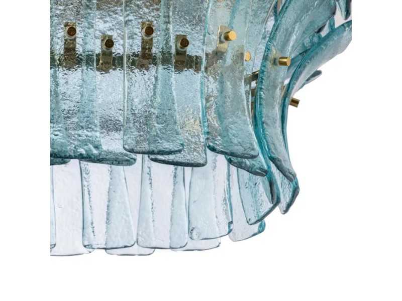 Oval crystal ceiling lamp - SHANGHAI B