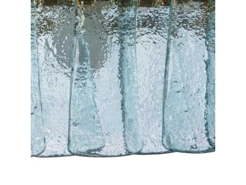 Lámpara techo ovalada de cristal - SHANGAI B