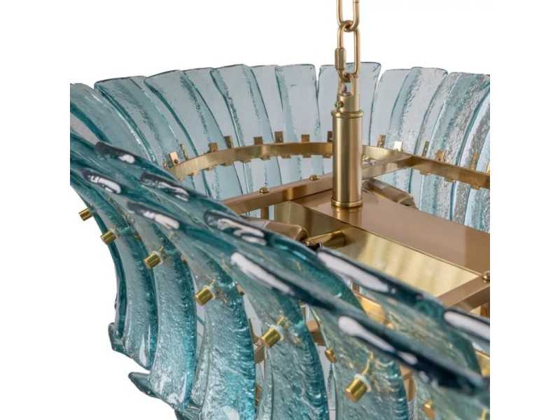 Oval crystal ceiling lamp - SHANGHAI B