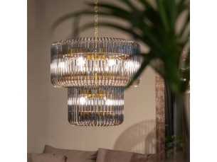 Steel ceiling lamp - AKIKO