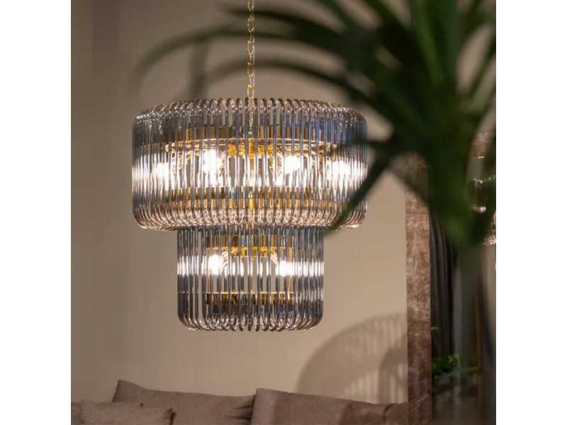 Steel ceiling lamp - AKIKO