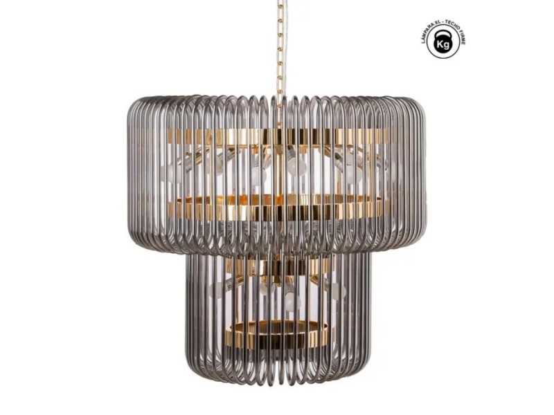 Steel ceiling lamp - AKIKO