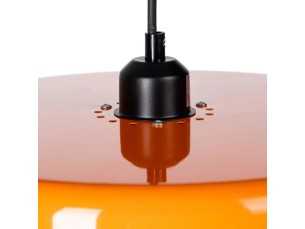 Lacquered steel ceiling lamp - AD ORANGE 2