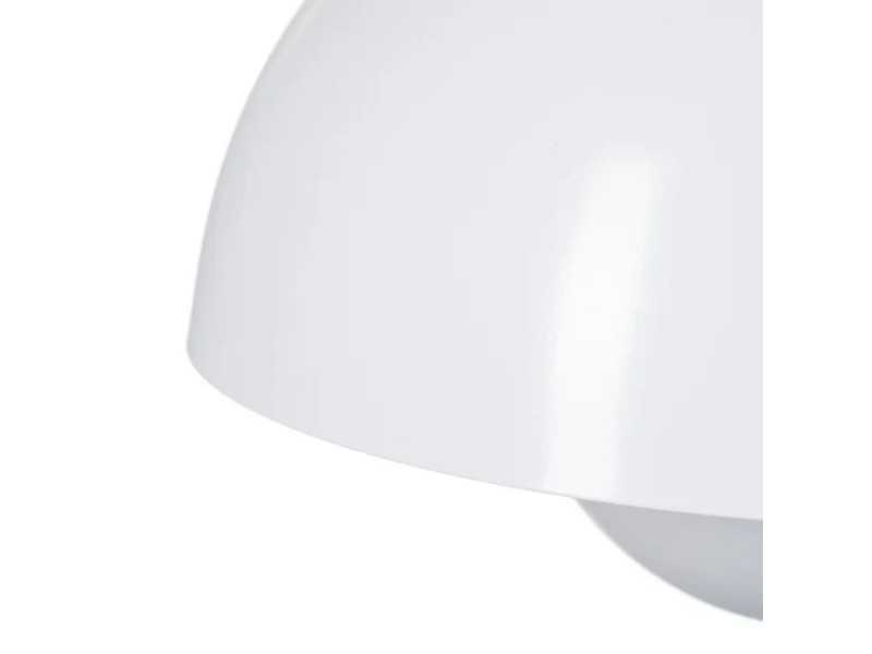 Ceiling lamp in lacquered steel and glass - AE BLANCO