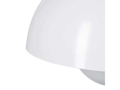 Plafonnier en acier laqué et verre - AE BLANCO