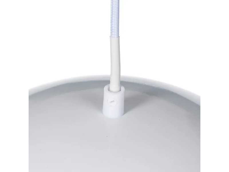 Ceiling lamp in lacquered steel and glass - AE BLANCO