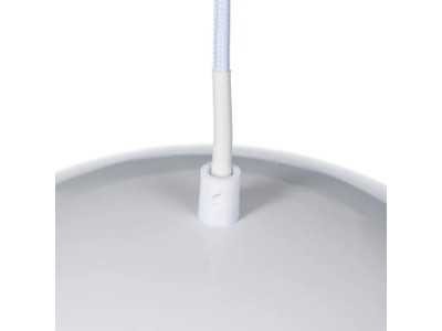 Plafonnier en acier laqué et verre - AE BLANCO